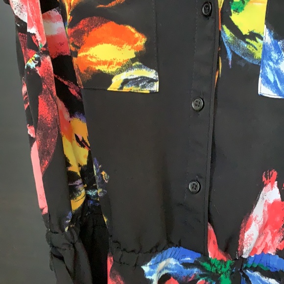 Mossimo Black Floral Sleeveless Dress - Picture 8 of 12